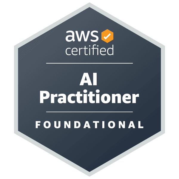 AWS Certified AI Practitioner badge