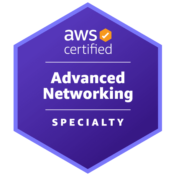 AWS Certified Advanced Networking - Specialty badge