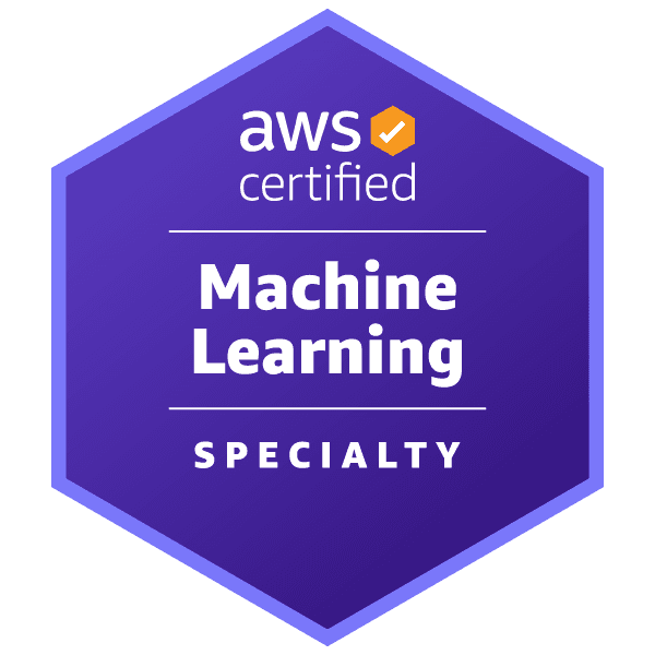 AWS Certified Machine Learning - Specialty badge